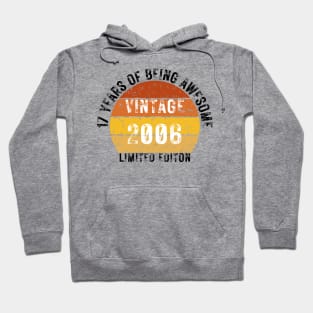 17 years of being awesome limited editon 2006 Hoodie